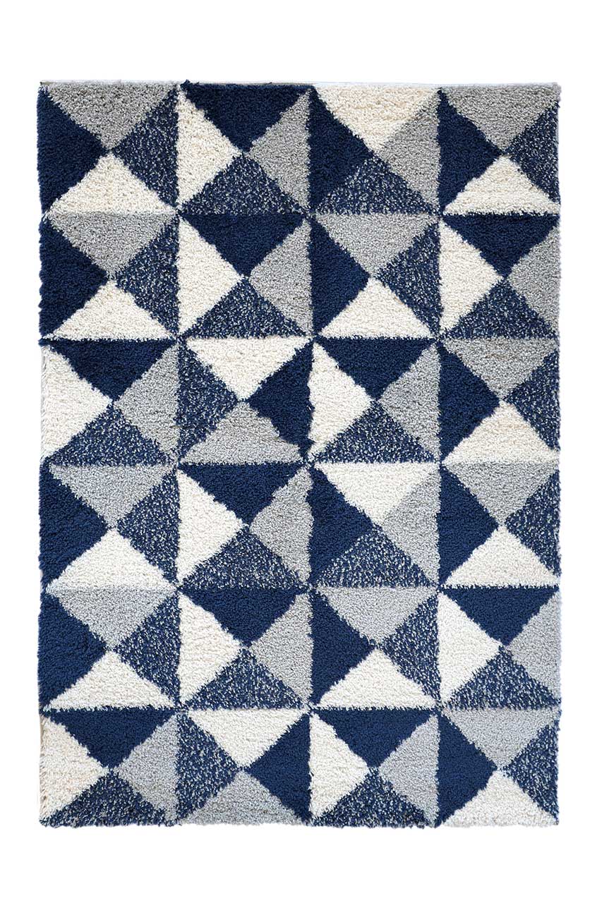 Snug Super Soft Shaggy Rug Scandi Navy