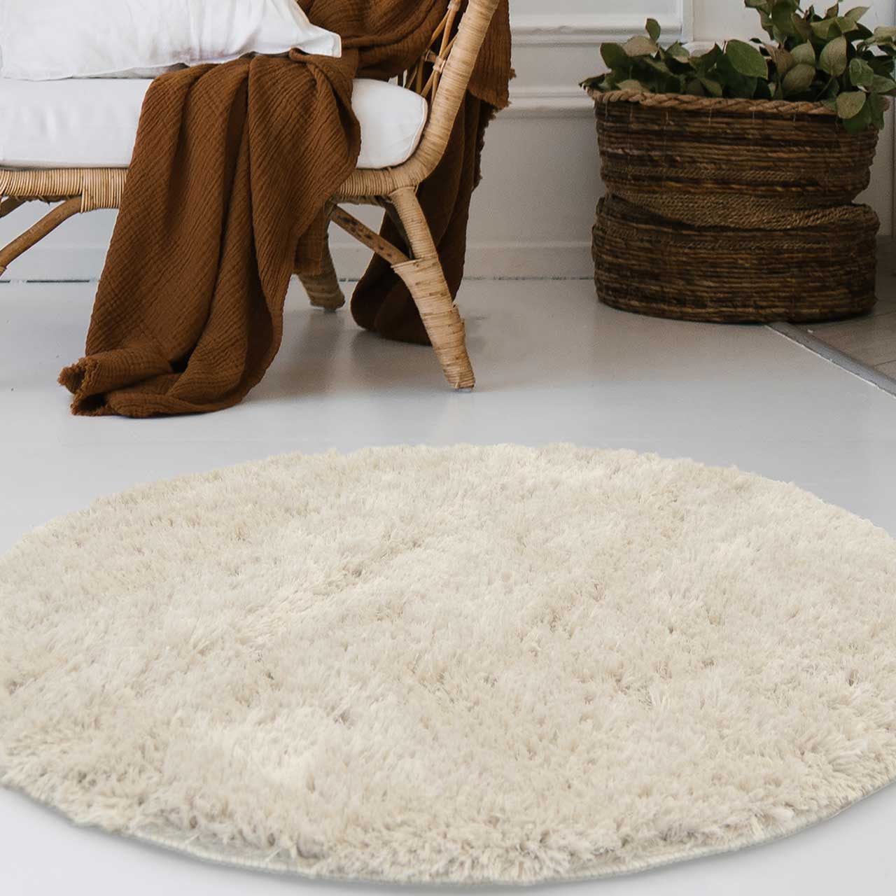 Soft Washable Rug Cosy Ivory