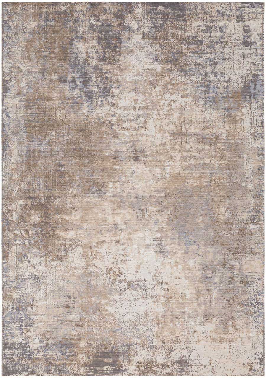 Ziba Multicolour Abstract Modern Wool Rug