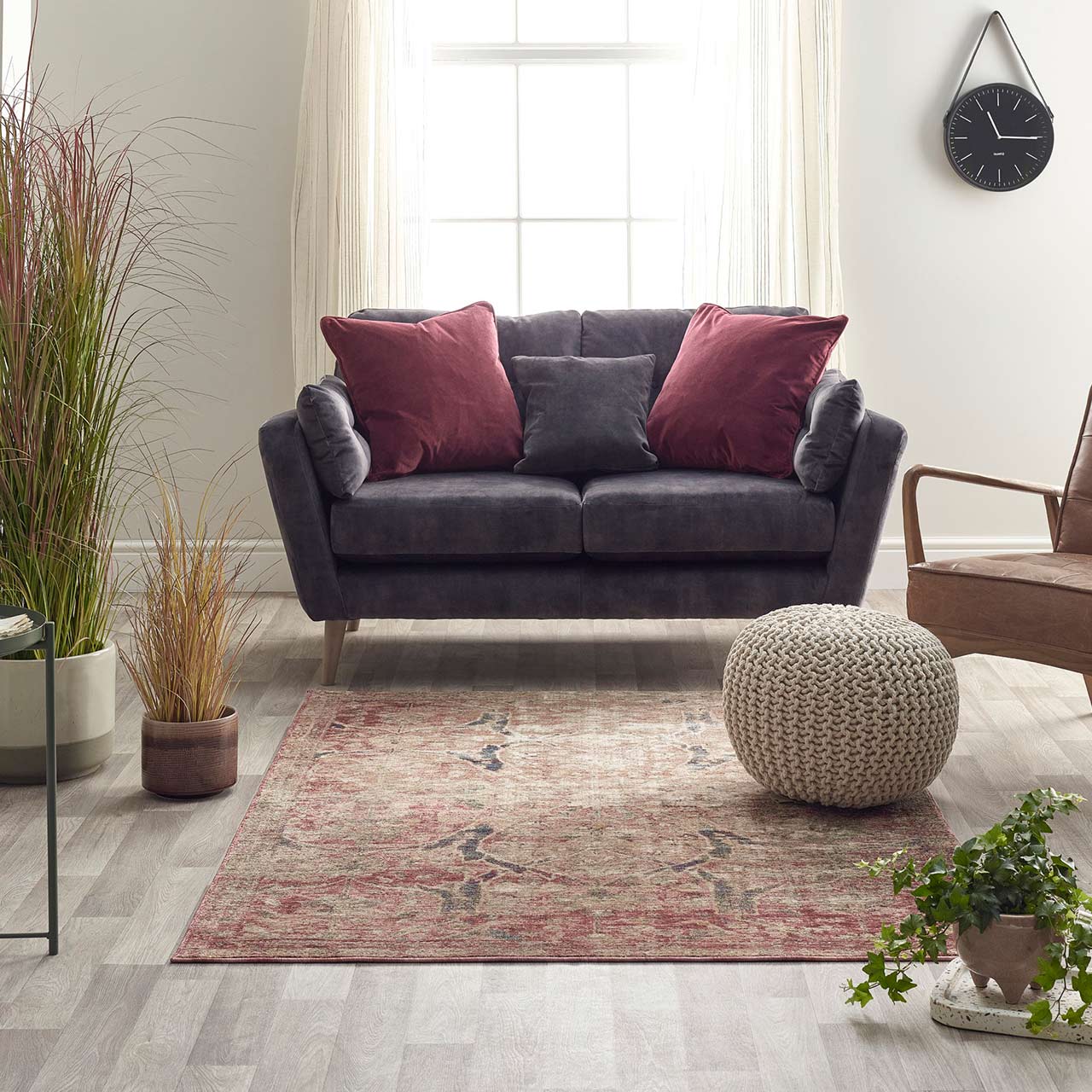 Alhambra Rug Ivory Red 6645C