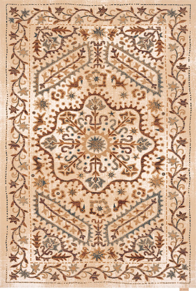 V&A Regius Marash Light Beige Traditional Rug
