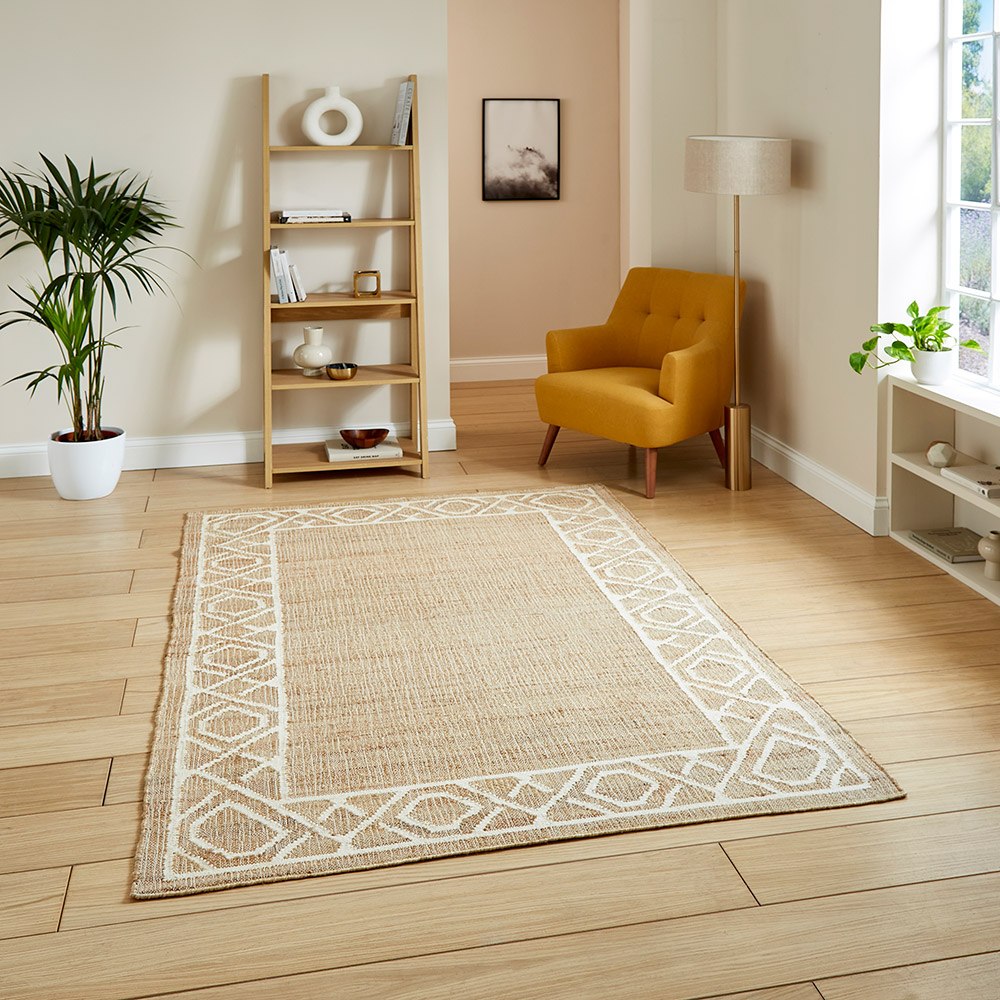 Spartan Natural Beige Ivory Natural Rug
