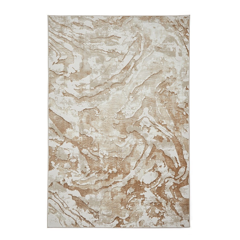 Tidal Beige Modern Abstract Rug
