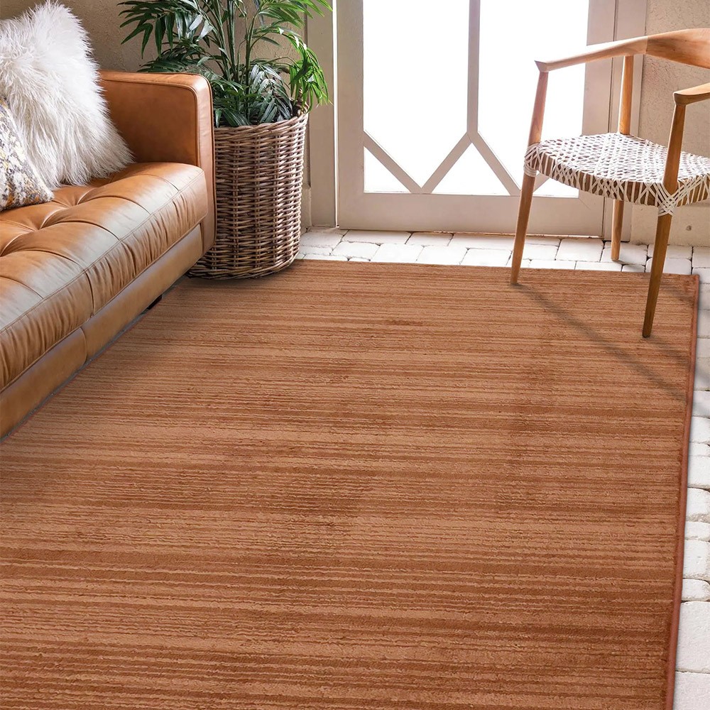 Arlo Textured Terracotta Rug