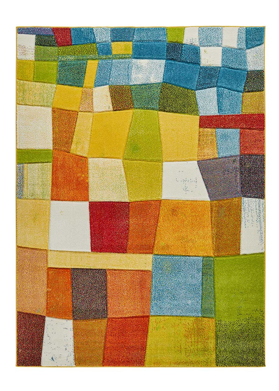 Viva Multicolour Hardwearing Rug VIV02 Runner