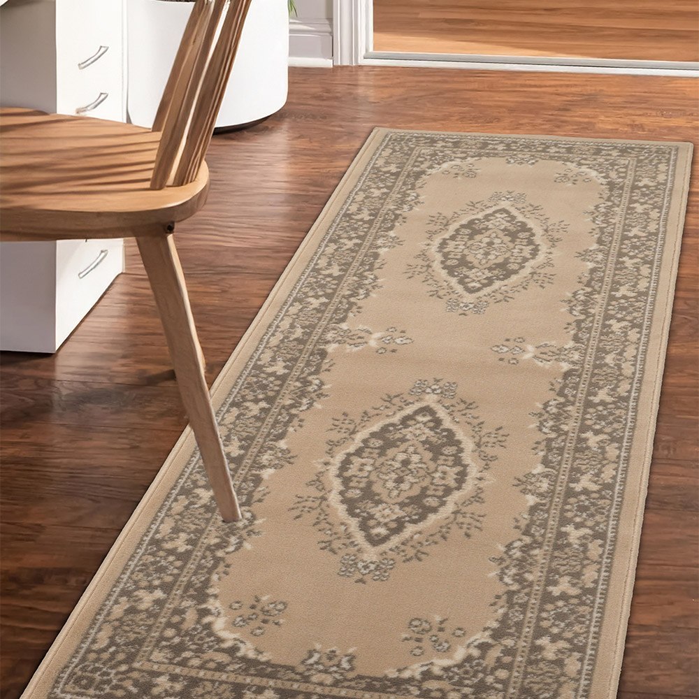 Maestro Traditional Natural Rug Runner