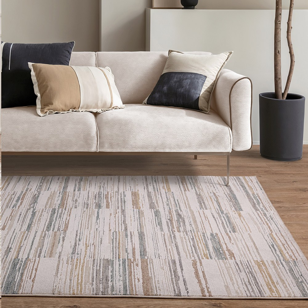 Anders AN09 Abstract Grey Rug