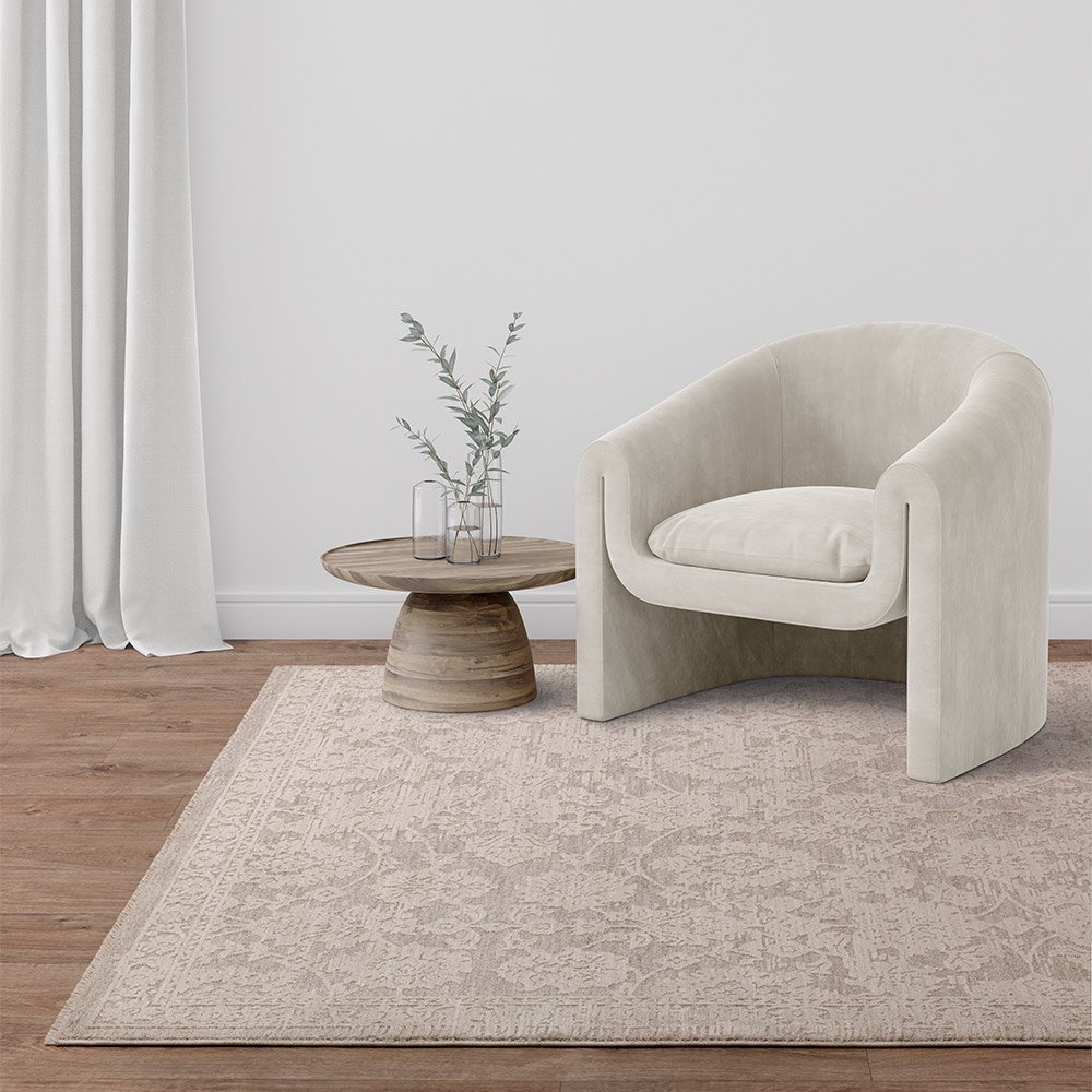 Laurent LA03 Boho Traditional Beige Rug