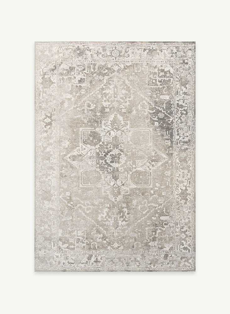 Tabriz Suede Beige 9647 Indoor Outdoor Washable Eco Rug