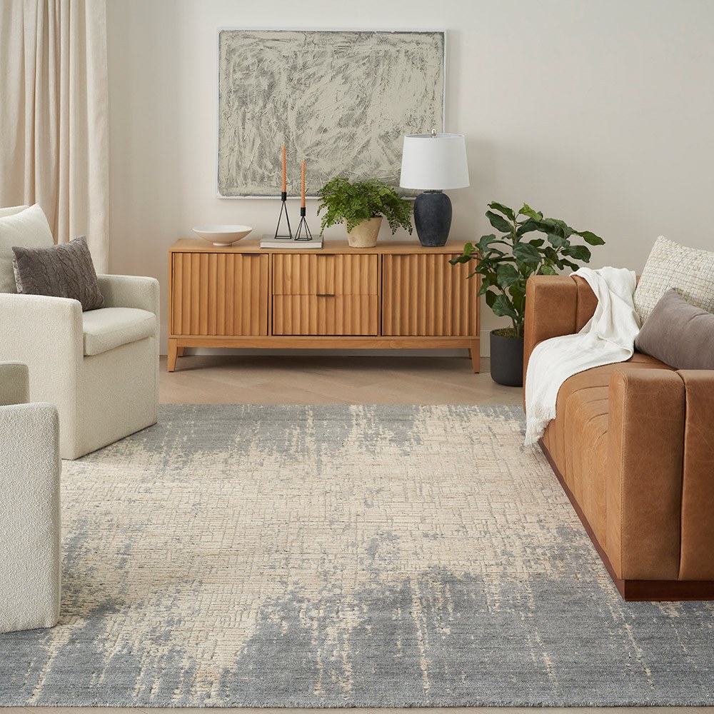 Harmony HAY03 Abstract Slate Beige Rug