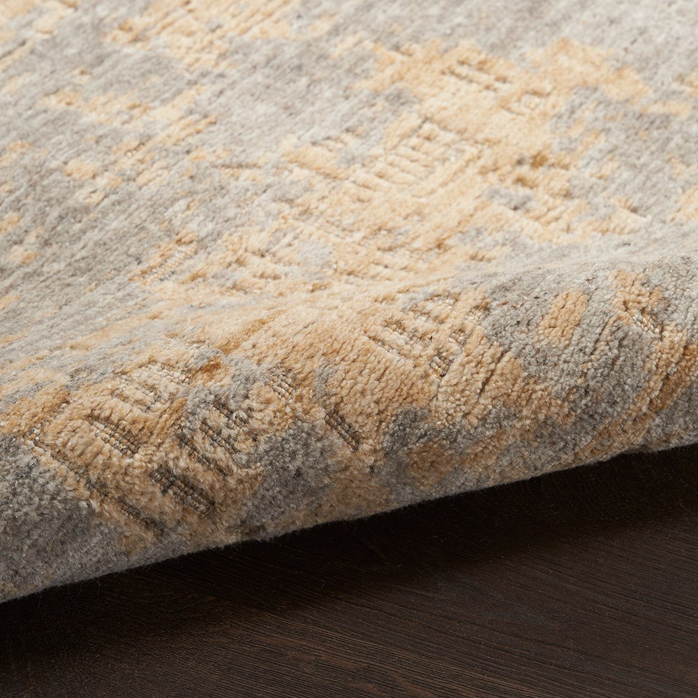 Harmony HAY05 Abstract Grey Gold Rug