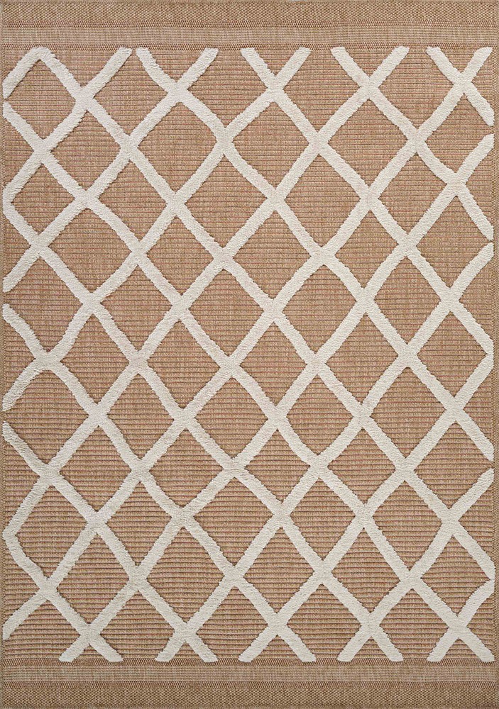 Harper Aztec Indoor Outdoor Cream Rug