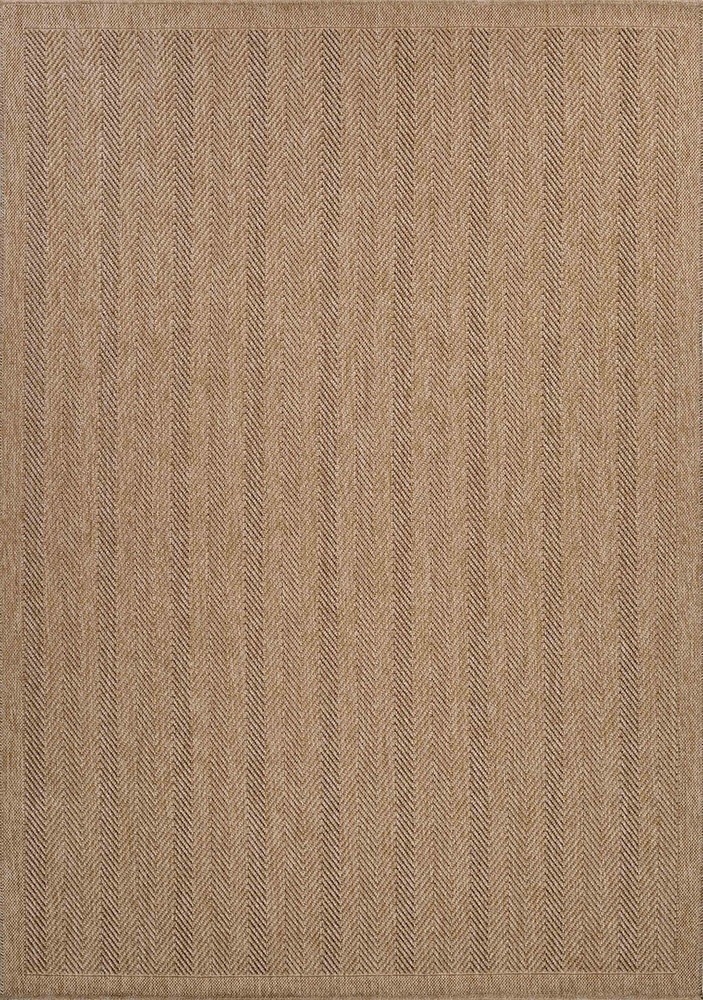 Harper Herringbone Indoor Outdoor Natural Rug