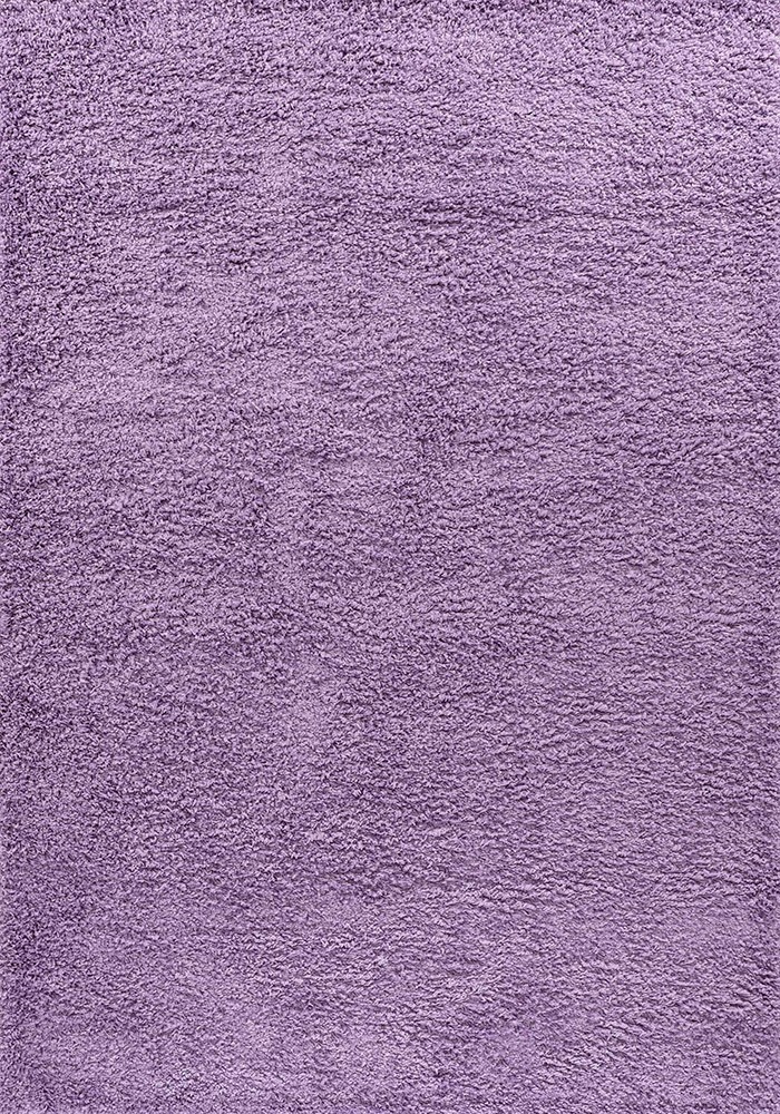 Oxford Plain Shaggy Lilac Rug Runner
