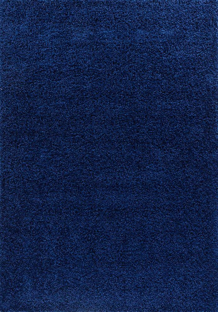 Oxford Plain Shaggy Navy Rug Runner