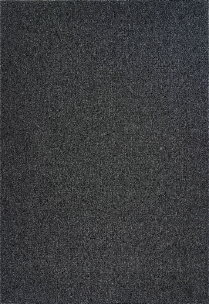 Simple Plain Dark Grey Rug