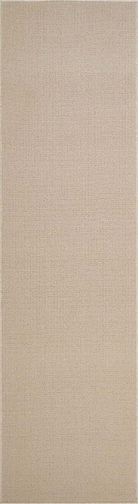 Simple Plain Light Beige Rug Runner