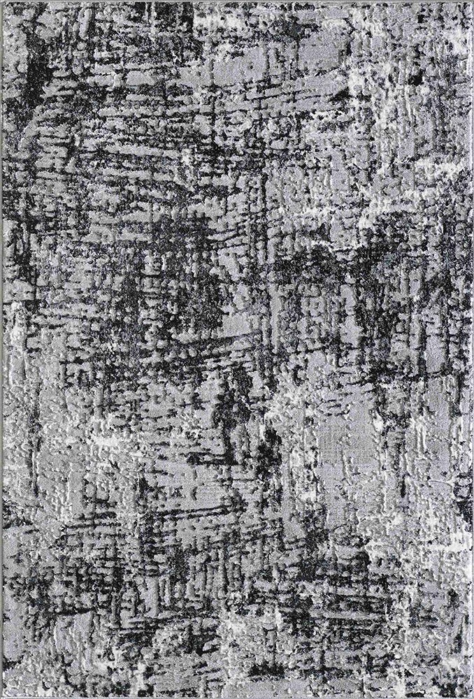 Serenity Lines Contemporary Black Rug