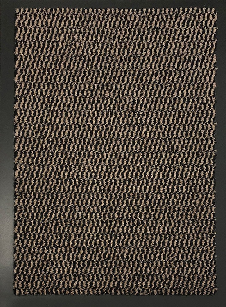Leyla Brown Rubber Edged Doormat