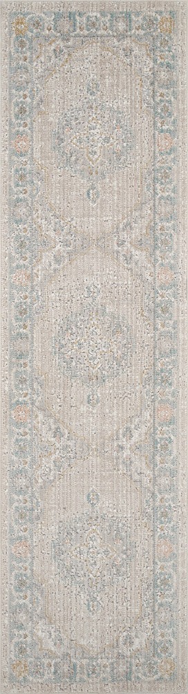 Maia Orchid Washable Beige Rug Runner
