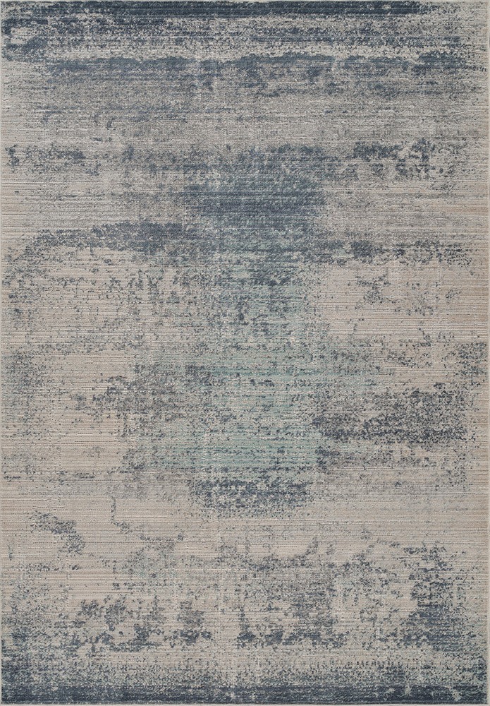 Maia Mist Washable Navy Rug
