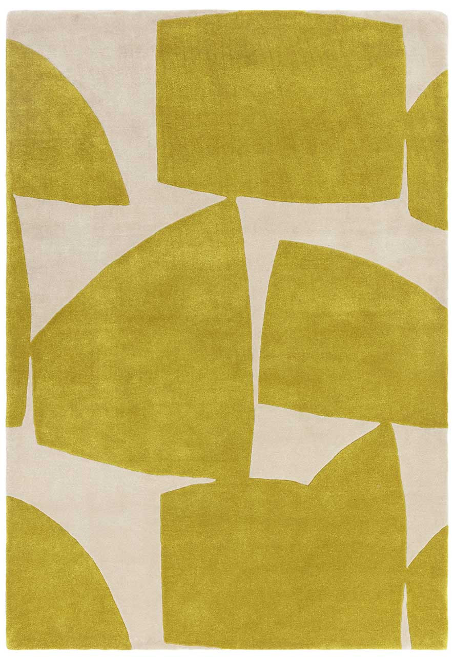 On Sale Romy 06 Kite Chartreuse Eco Friendly Modern Rug 120x170cm
