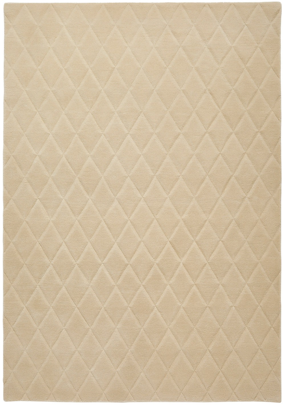Priory PRI103 Beige Wool Rug by Concept Looms x Sarah Gare