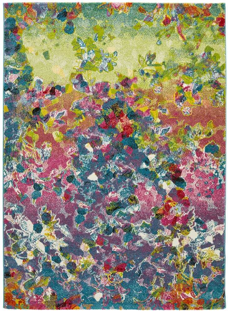 Art 108 Abstract Multi Rug by Concept Looms