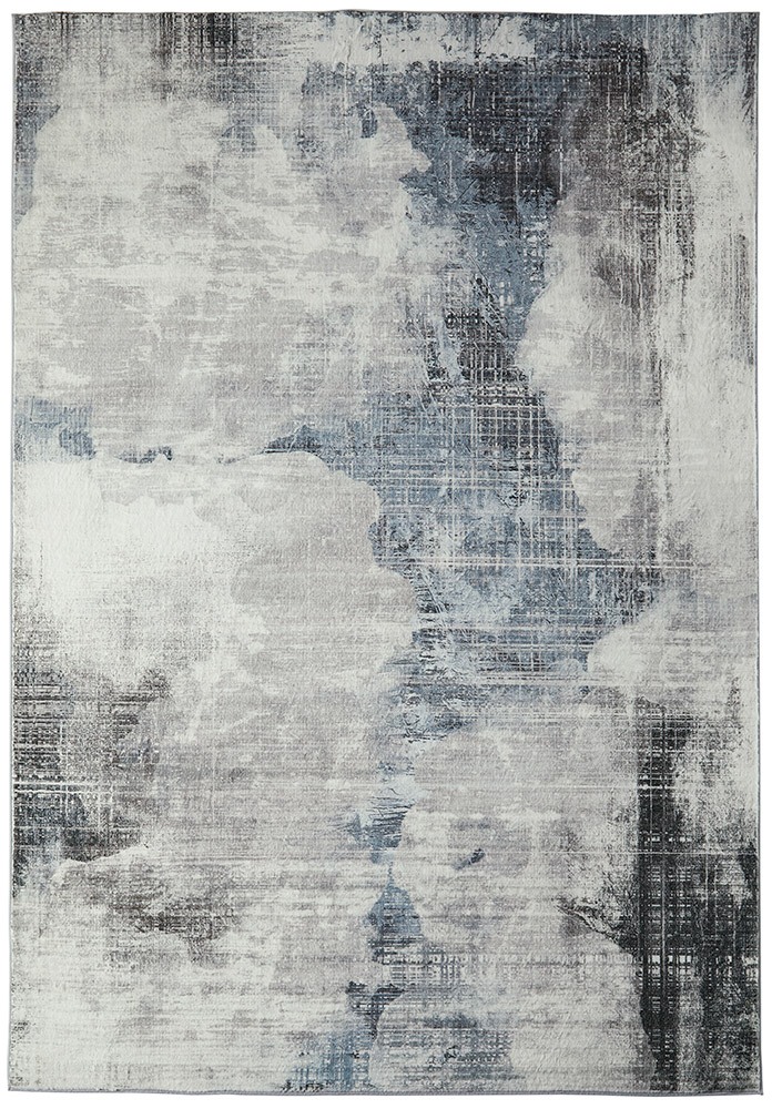 Washable Rug Modern Lux Grey
