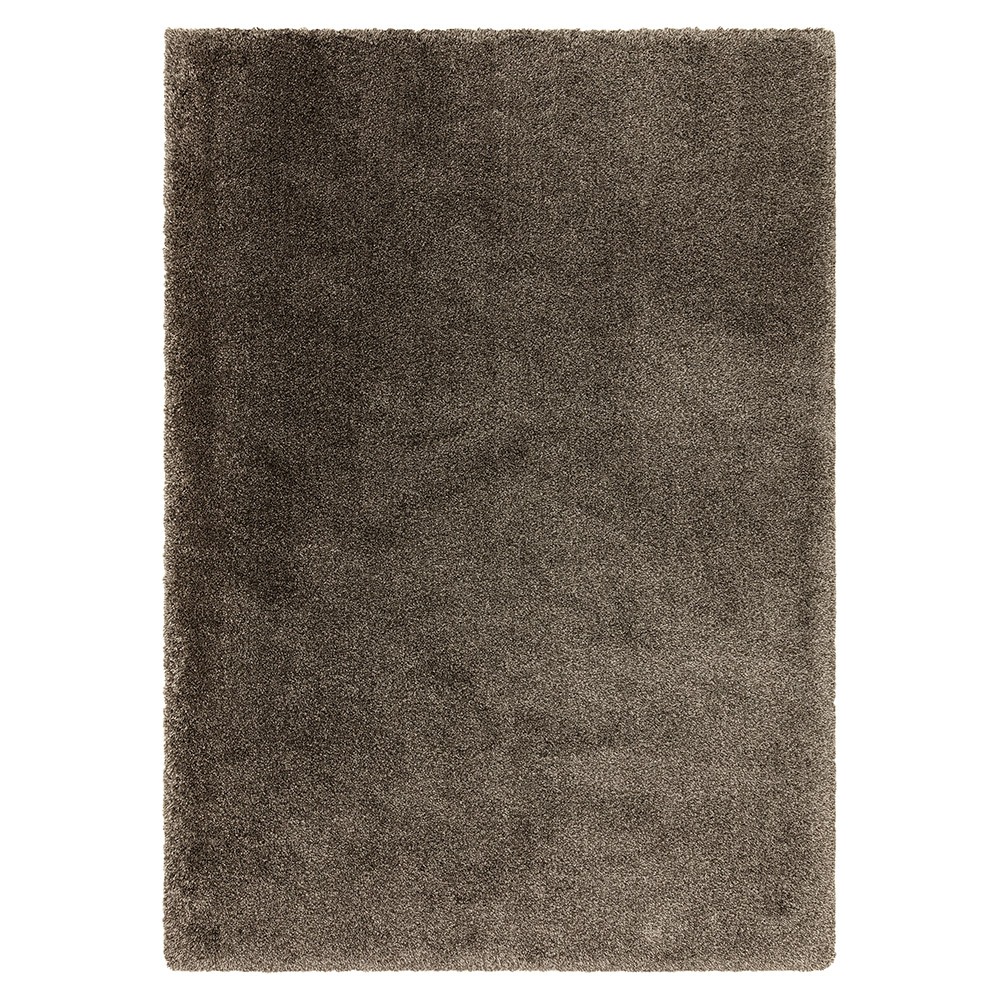 Atlas Gunmetal Shaggy Plain Rug