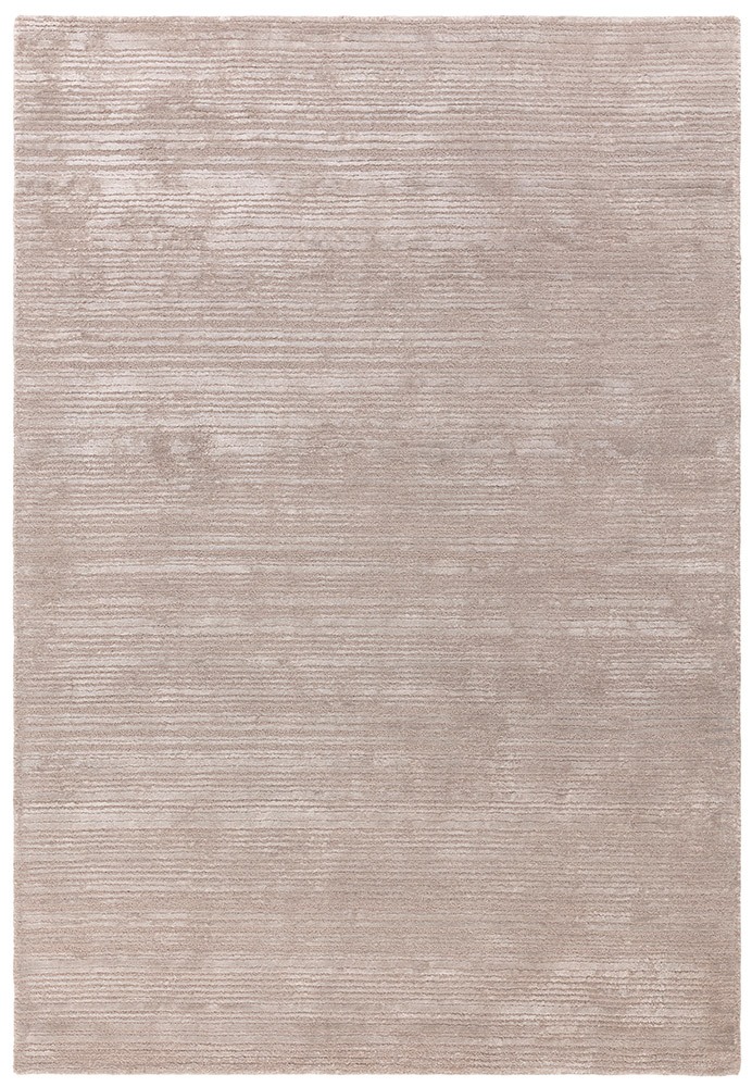 Henley Silver Plain Viscose Rug