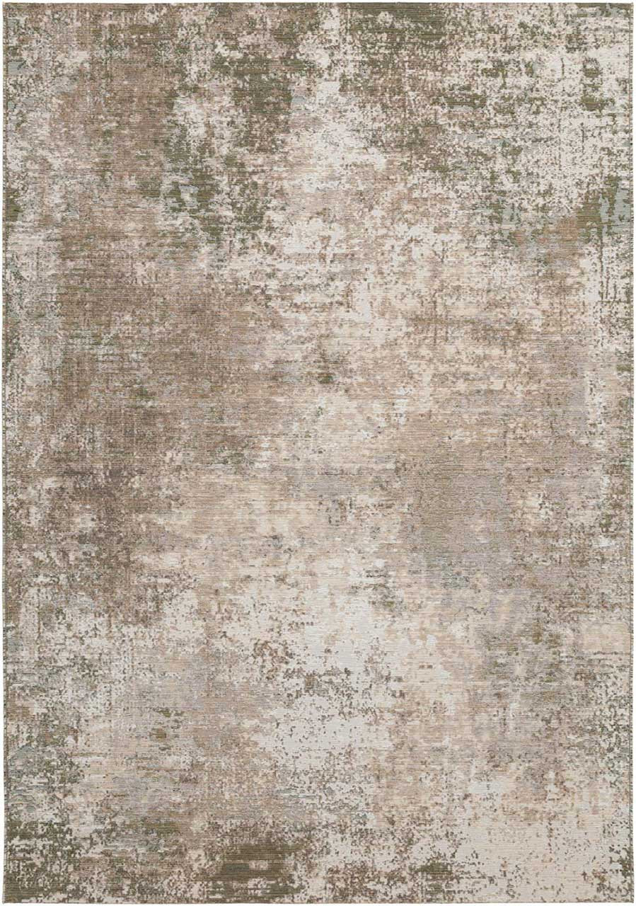 On Sale Ziba Moss Green Abstract Wool Rug 140x200cm
