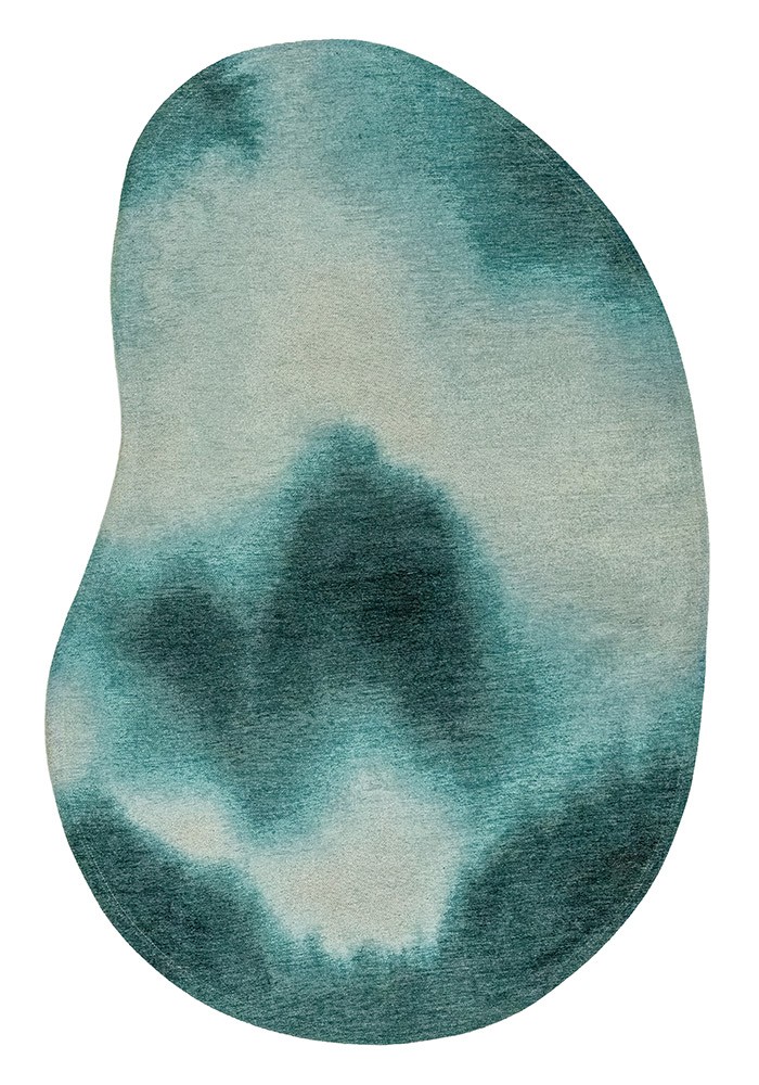 Meditation Aquarelle Storms 2093 Indoor Outdoor Washable Eco Rug