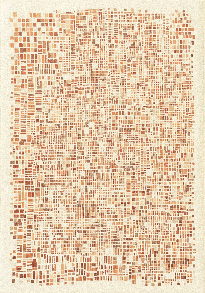 Gallery Cubik Pumpkin 2098 Indoor Outdoor Washable Eco Rug