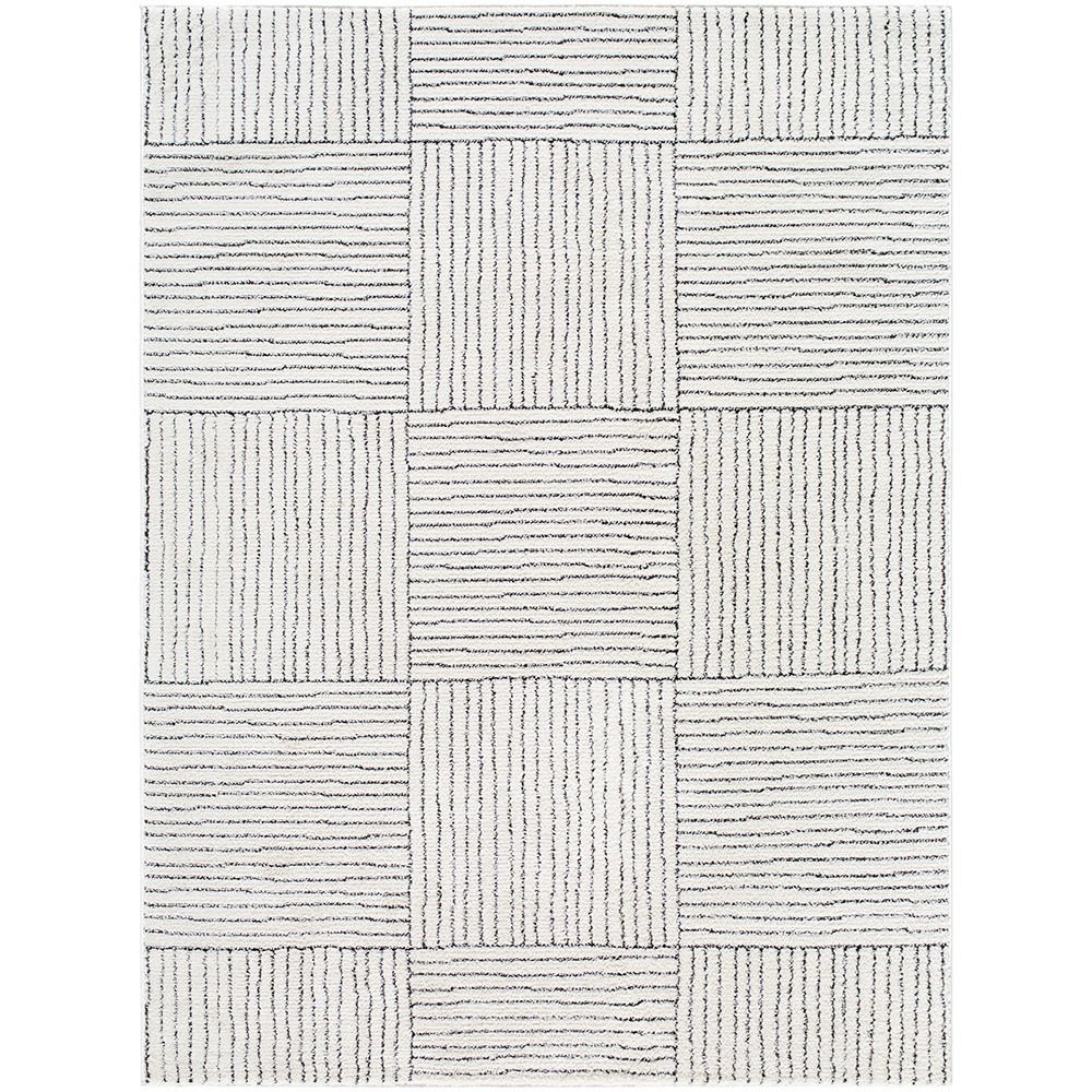Architect 00 Ivory Black Scandi Rug by Galey Alix x Livabliss