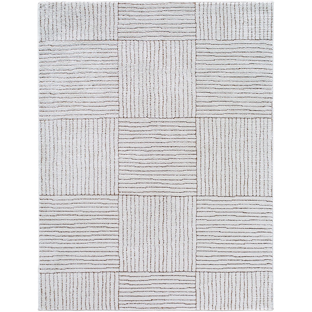 Architect 01 Ivory Brown Scandi Rug by Galey Alix x Livabliss