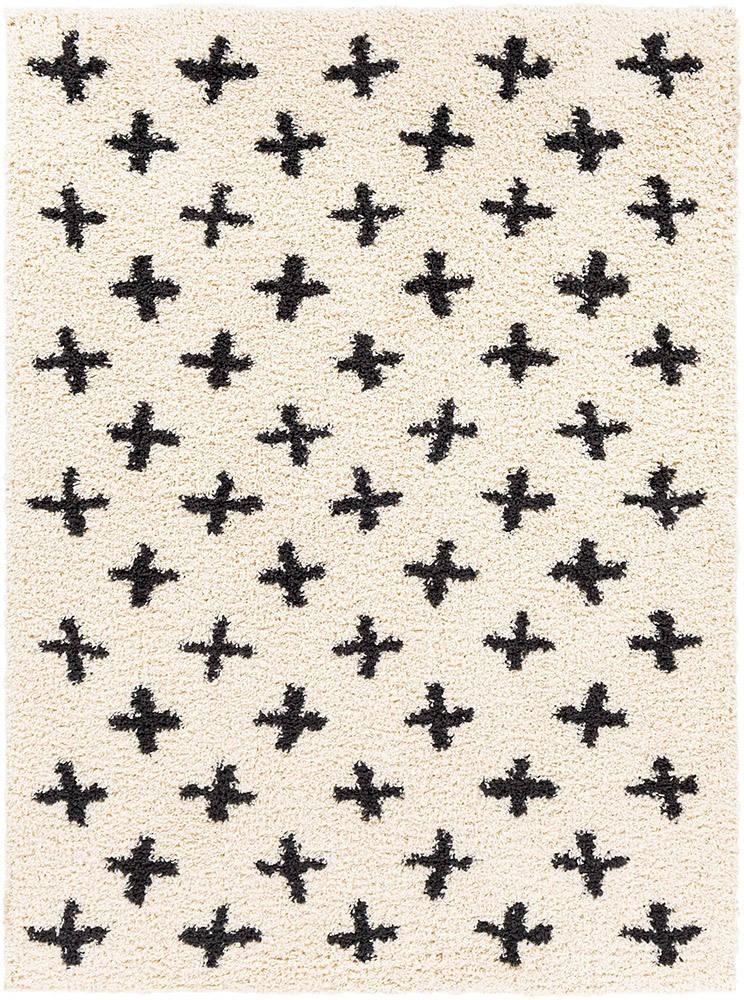 Beni Eliza Cream Plush Shaggy Rug