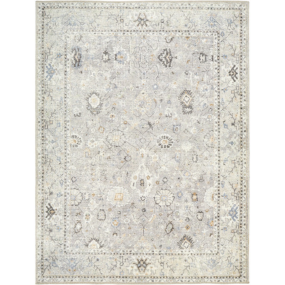 Davina Grey Vintage Faded Rug by Becki Owens x Livabliss