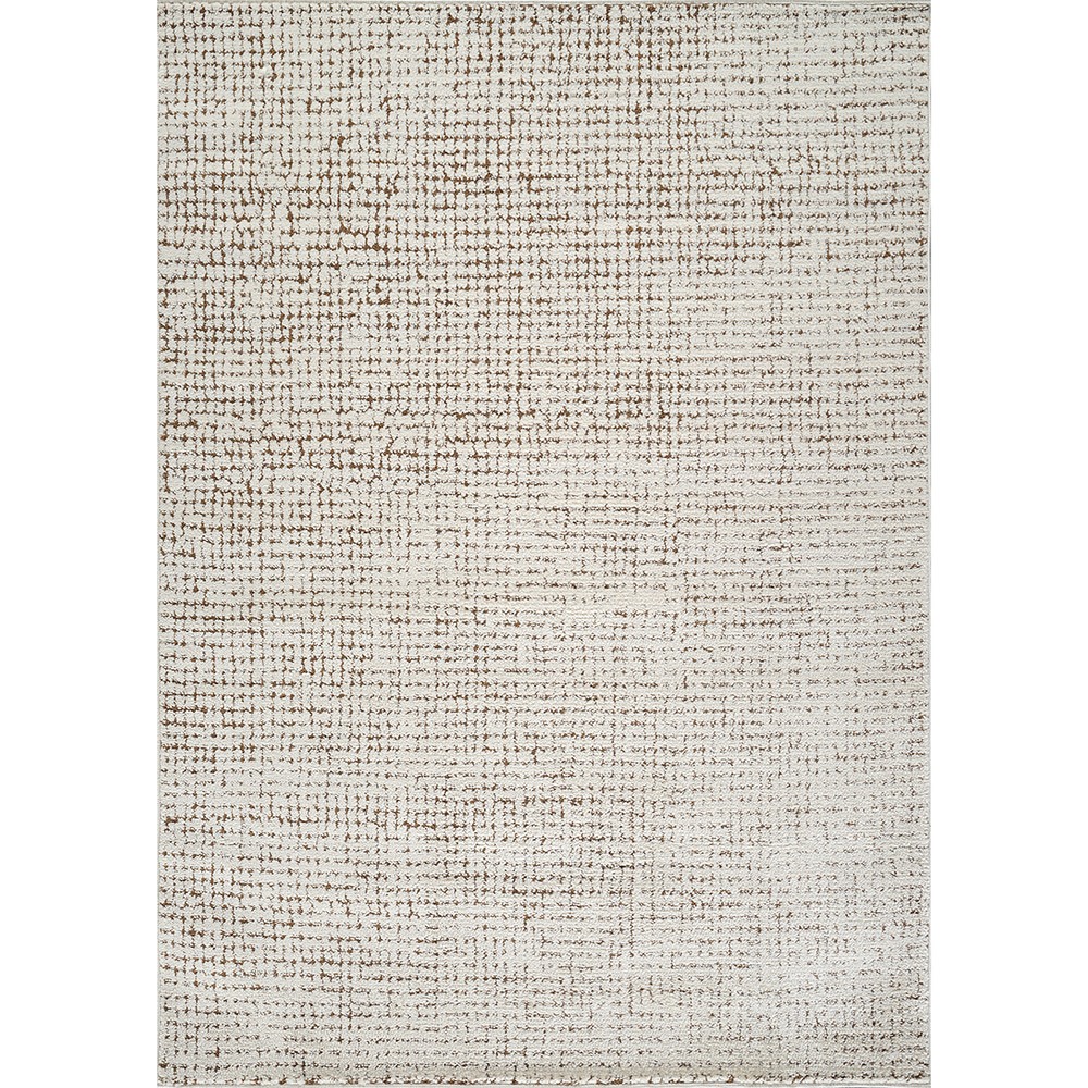 Freud Amandine Ivory Brown Scandi Modern Rug