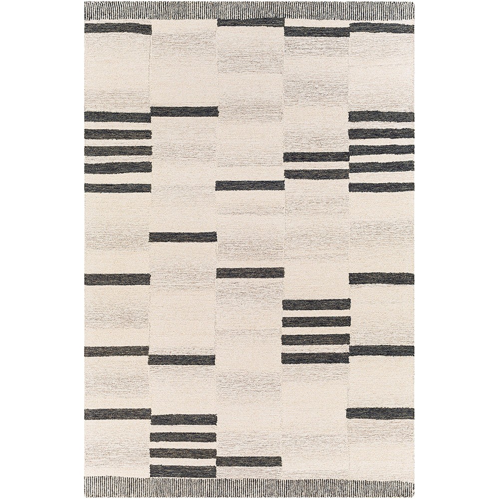 Granada Kaaya Beige Striped Wool Rug