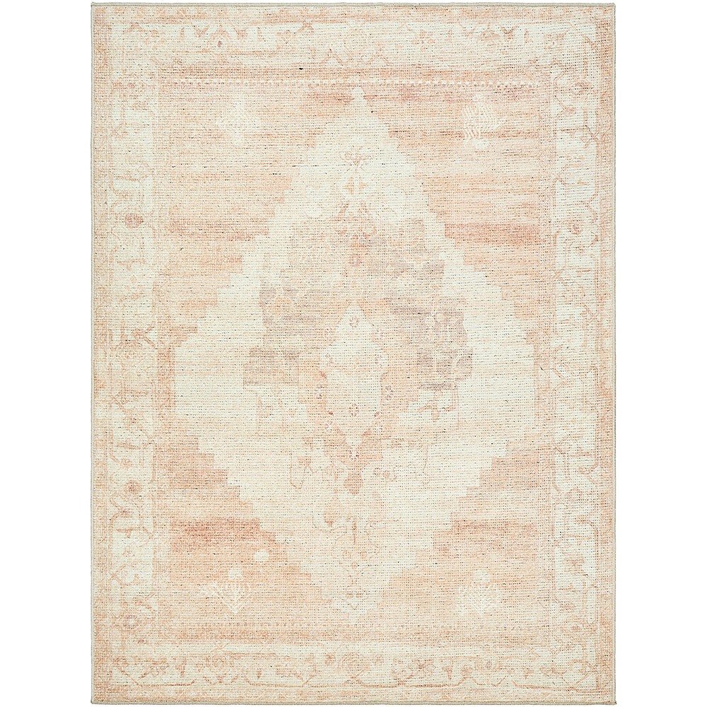 Luca Blush Cream Medallion Rug by Becki Owens x Livabliss