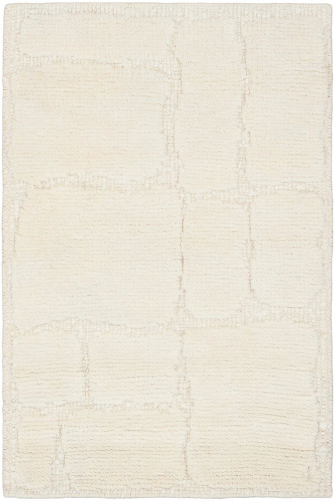 Blanco BLO02 Ivory Abstract Wool Rug
