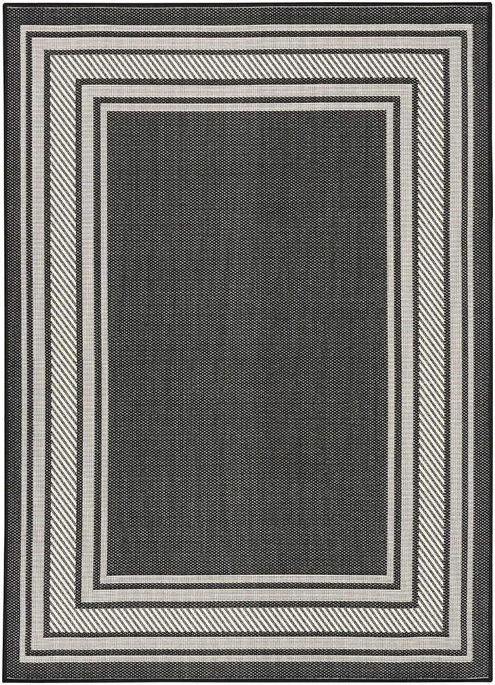 Horizon HOZ03 Black Indoor Outdoor Rug