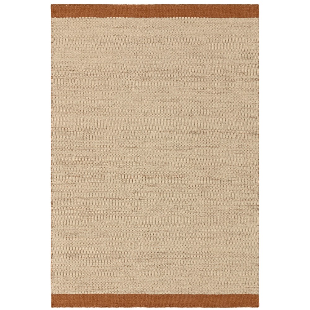 Lima Rust Flatweave Wool Rug