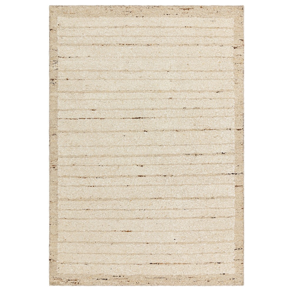 Napa Ladder Beige Wool Rug
