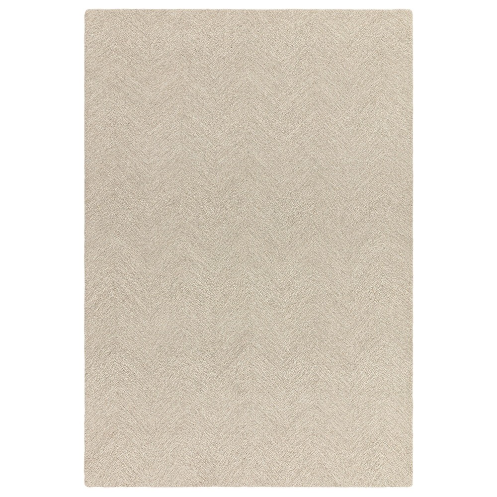 Theodore Chevron Sand Wool Rug