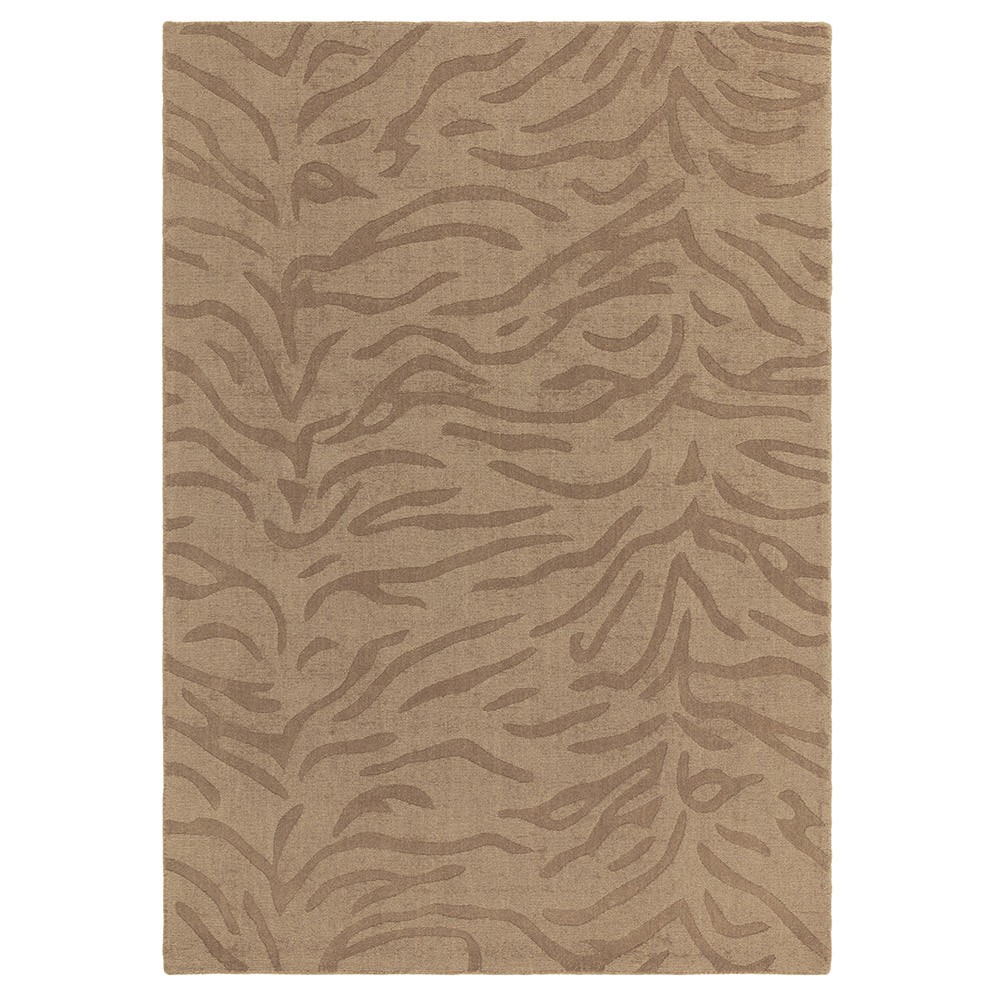 Tigra Mocha Wool Rug