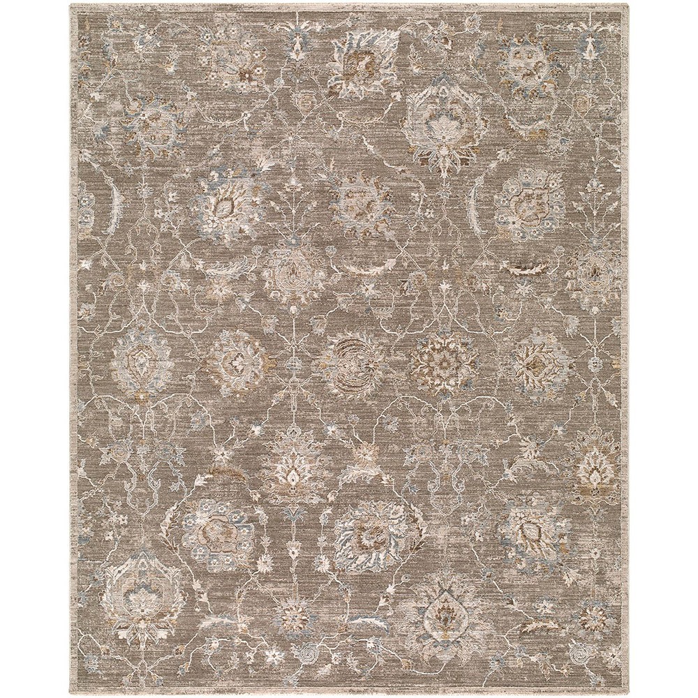 Arda Vintage Traditional Brown Rug