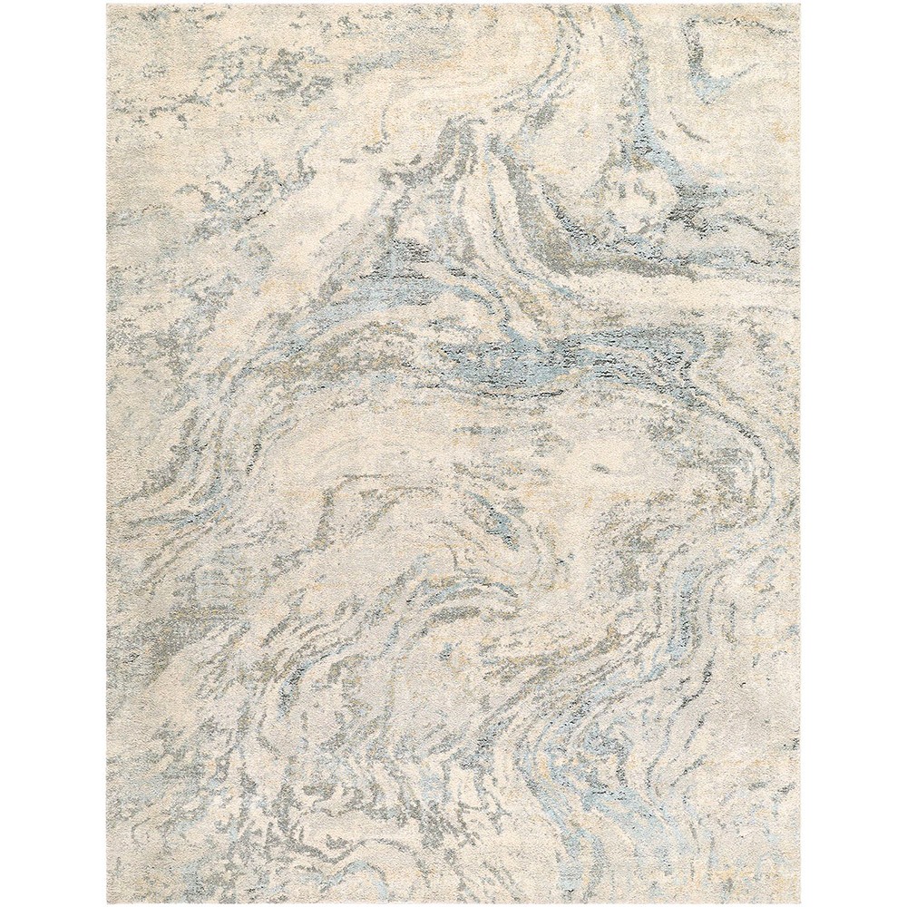 Avellino Abstract Swirl Marble Beige Rug