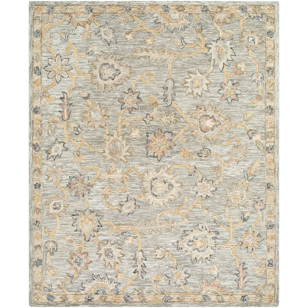 Arnold Traditional Wool Grey Rug